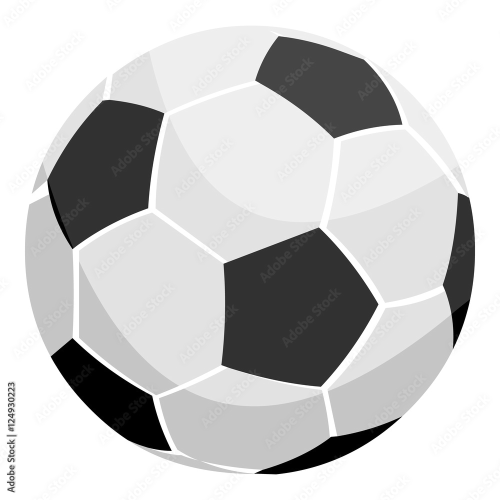 Naklejka Football icon monochrome. Single sport icon from the big fitness, healthy, workout monochrome.