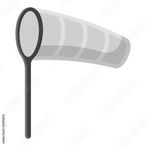 Butterfly net monochrome icon. Illustration for web and mobile design.