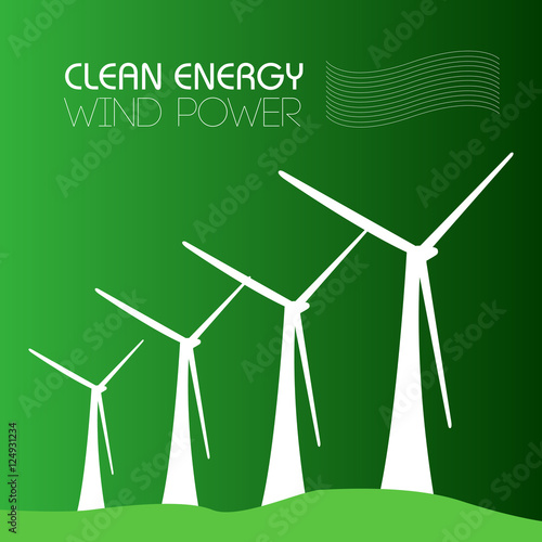 Clean energy illustration