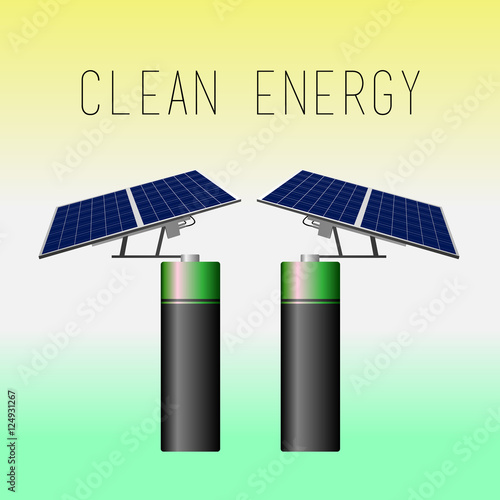 Clean energy illustration