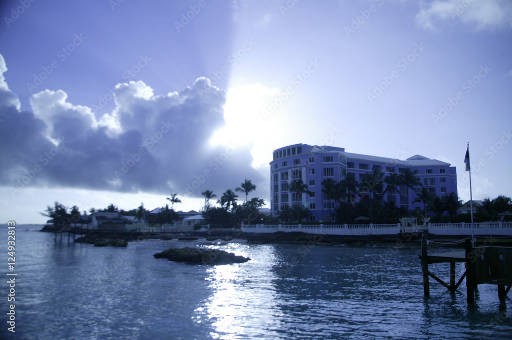 Fototapeta premium morning blue