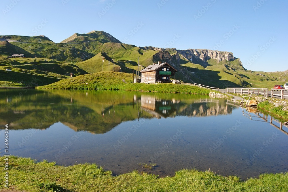 Fuscher Lake (2262 m) in Hohe Tauern national park, Austria.