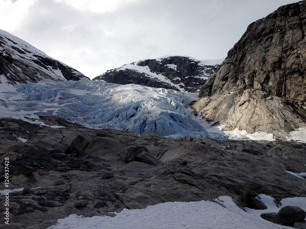 Fototapeta premium glacier in the sun
