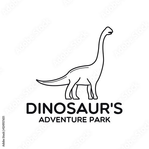 Dinosaurs logo template for your business