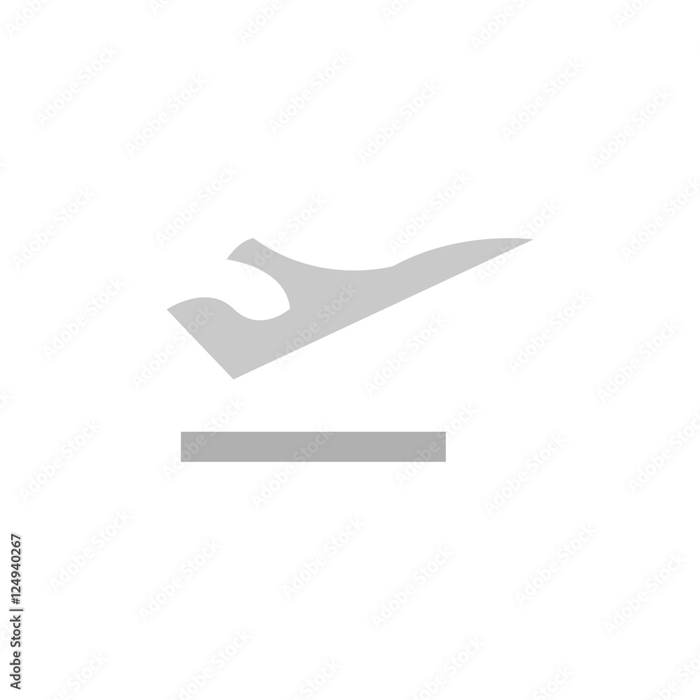 Simple Plane Logo Icon Vector Simple Plane Logo Icon Vector