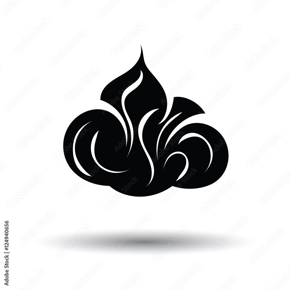 Obraz premium Shaving foam icon