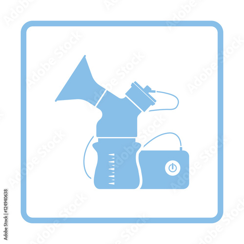 Electric breast pump icon