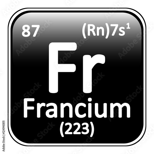 Periodic table element polonium icon.