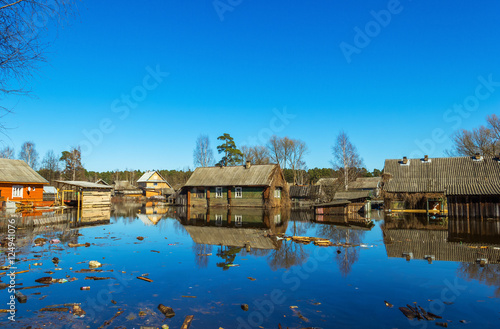 Flooded homes