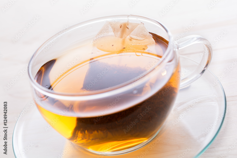 A Cup Of Tea With A Teabag