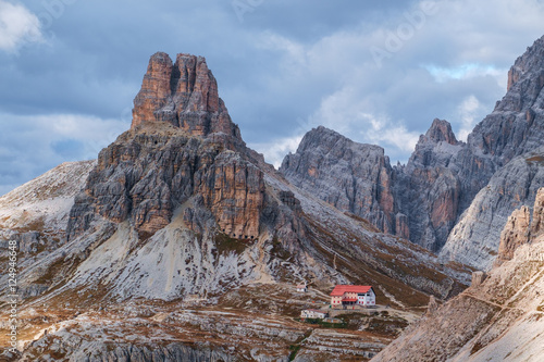 Dolomites mountain panorama,Italy
