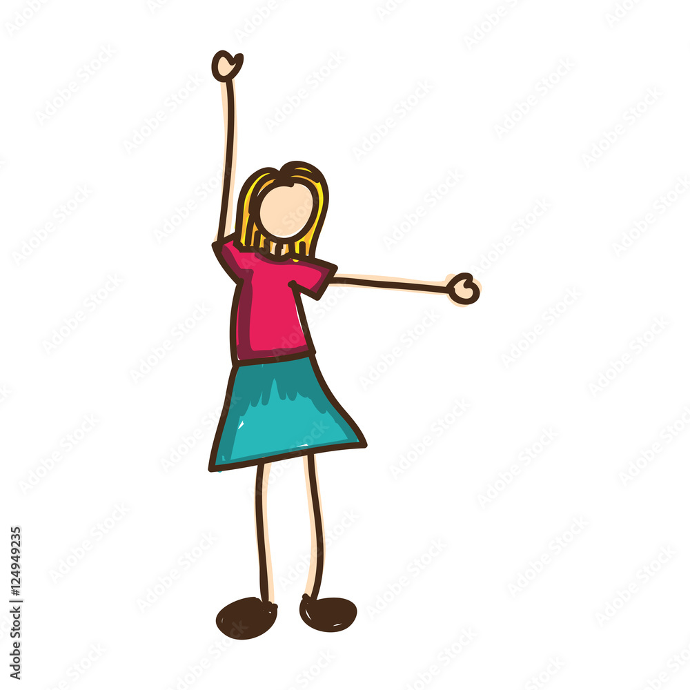 cartoon woman icon image vector illustration design cartoon woman icon image vector illustration design