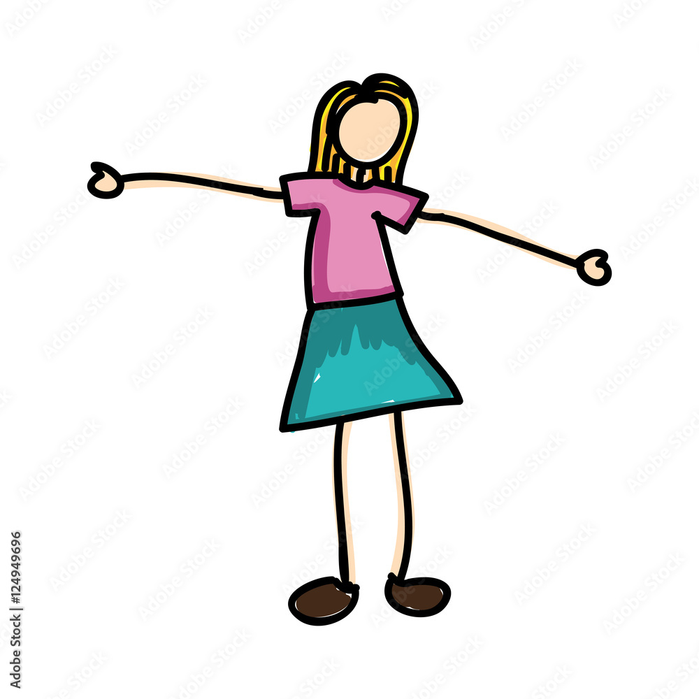 cartoon woman icon image vector illustration design cartoon woman icon image vector illustration design