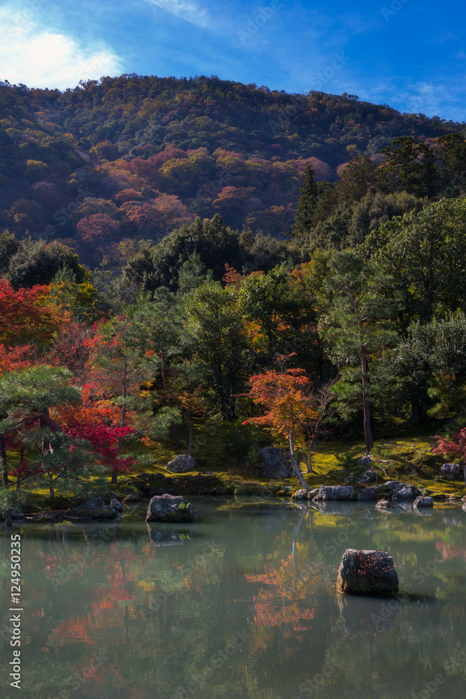 Obraz premium Tenryu-ji garden in autumn