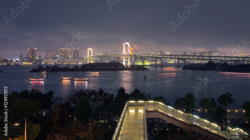 Rainbow bridge in Odaiba