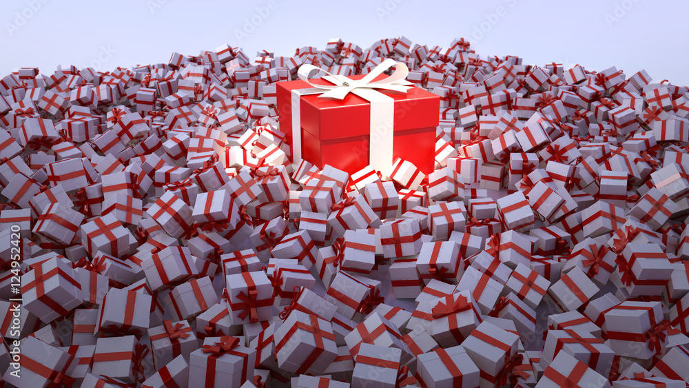 Φωτογραφία Thousands of gift boxes