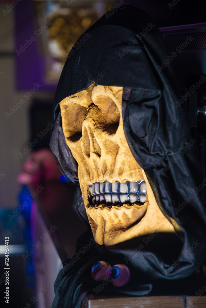 Halloween party objects in nightclub Halloween party objects in nightclub