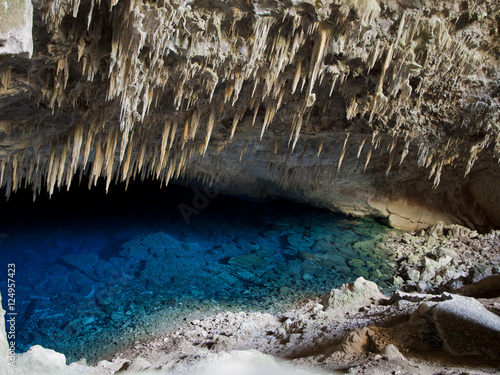 Blue cave at Bonito, Brazil