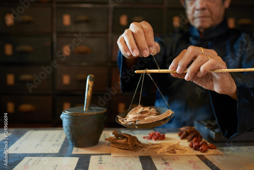 Obraz na plátně Measuring ingredients