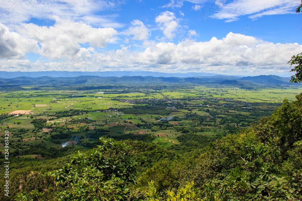 Obraz premium Stunning areal view from Mount