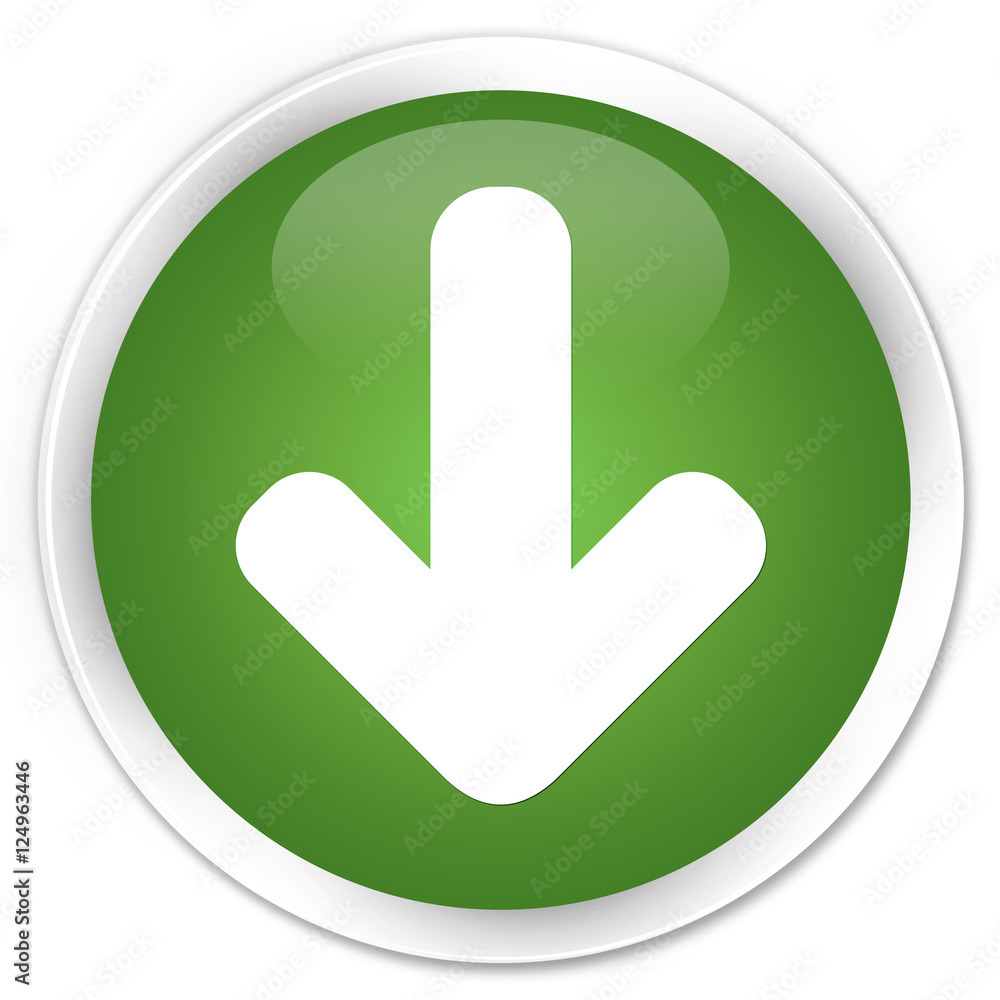 Download arrow icon soft green glossy round button Download arrow icon soft green glossy round button