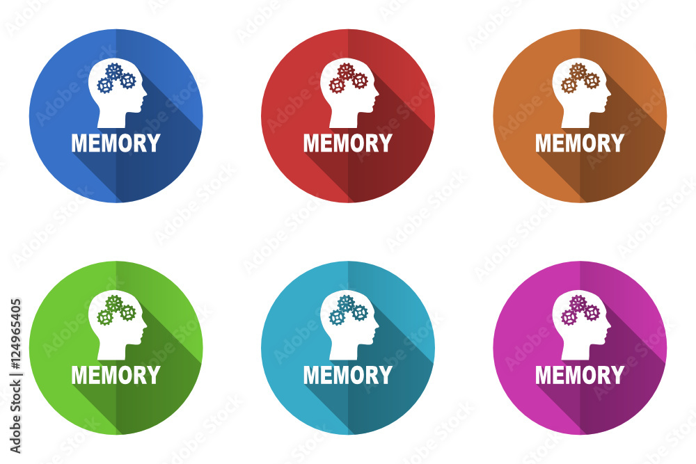 Flat design vector icon set Flat design vector icon set