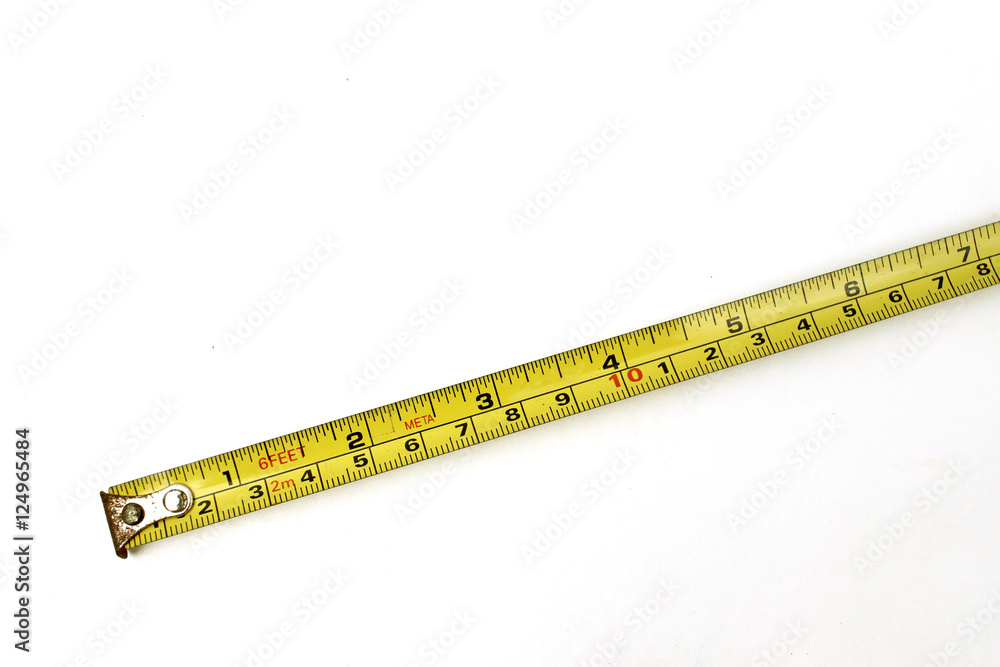 Measuring yellow color on white background Measuring yellow color on white background