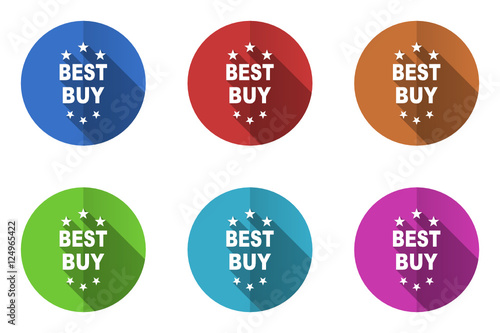 Flat design vector icon set