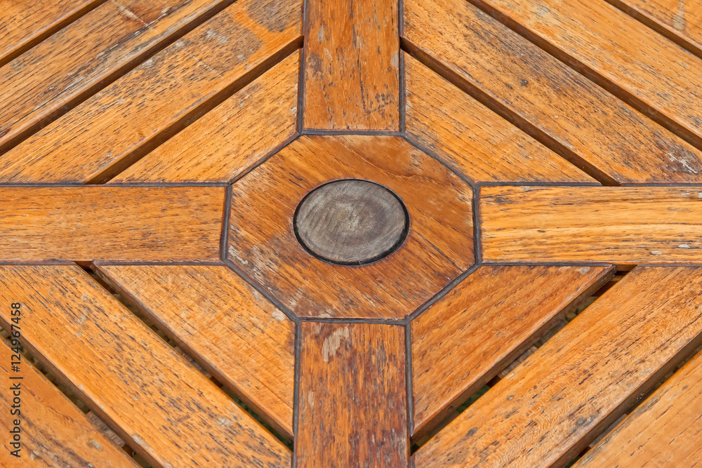 Fototapeta premium Food on the Table is patterned.