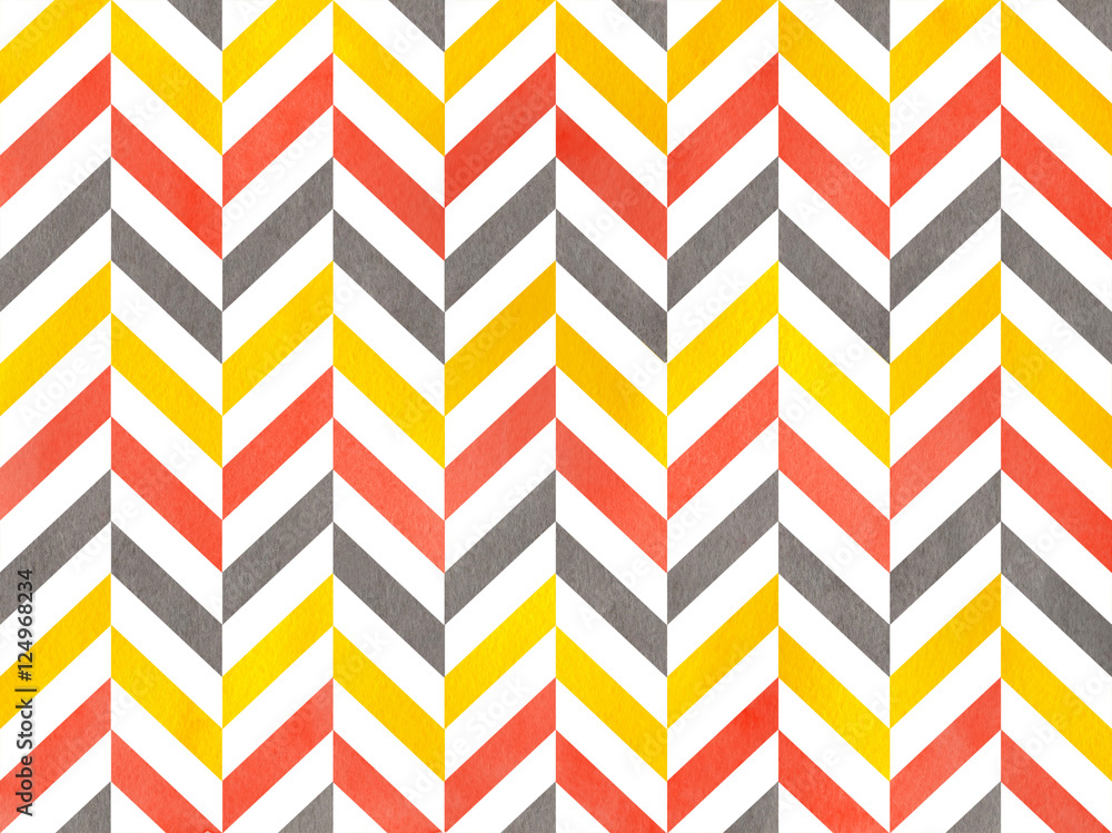 Watercolor stripes background, chevron. Watercolor stripes background, chevron.