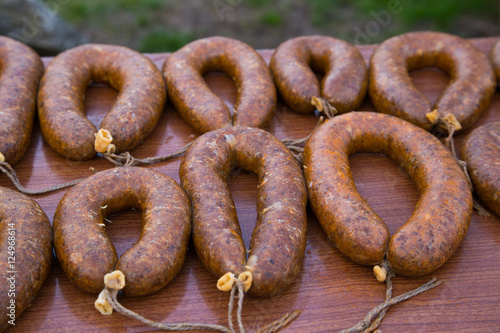 Homemade sausages
