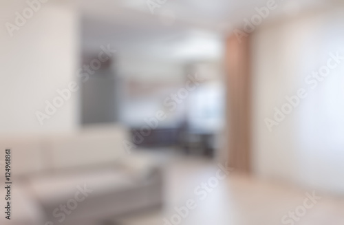 Obraz na plátně blurred living room