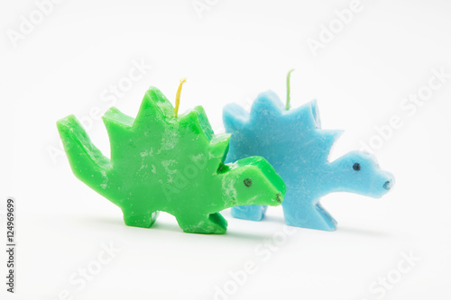 Funny Souvenir gift candles in the shape of multicolored dragons