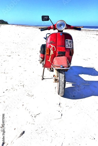 Vespa LML Beach Sansibar Zanzibar Tanzania photo