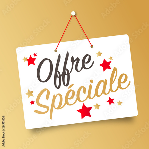 Offre spéciale