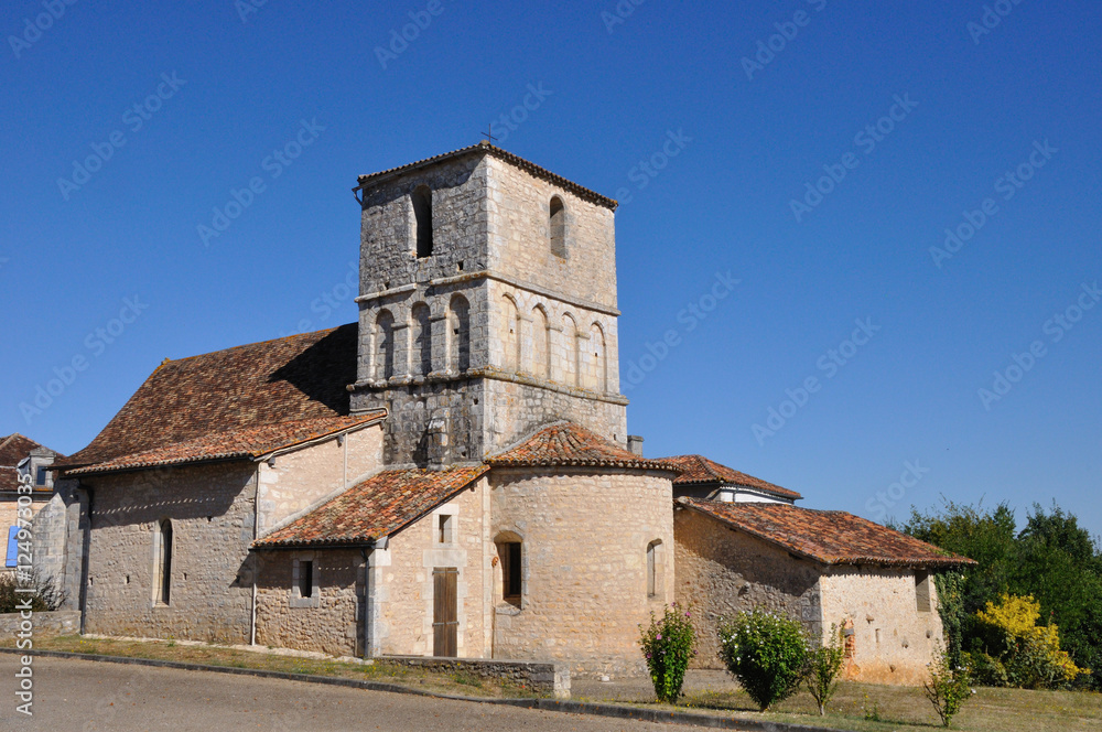 Eglise Notre-Dame-de-l'Assomption à Hautefaye, Dordogne