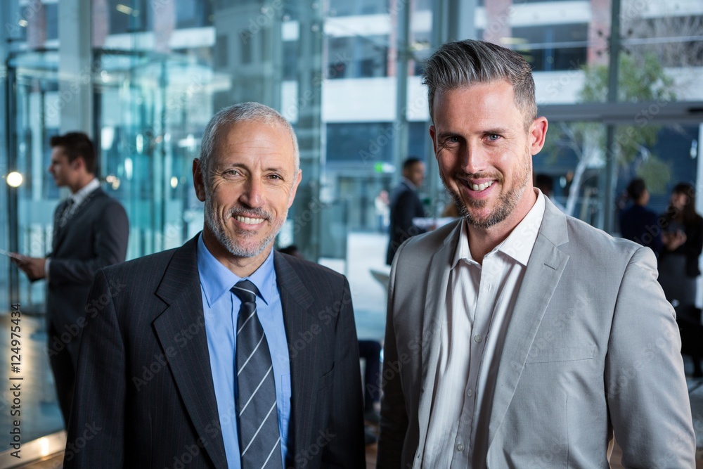 Portrait of smiling businessmen Portrait of smiling businessmen