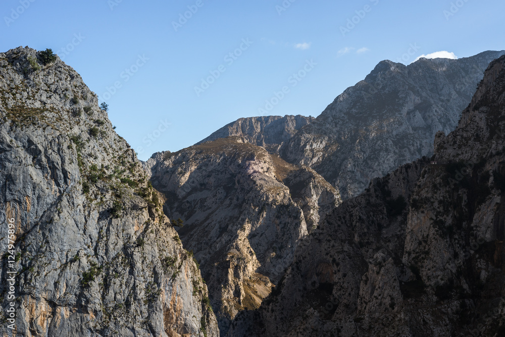Picos de Europa mountains next to Tresviso, Asturias (Spain)