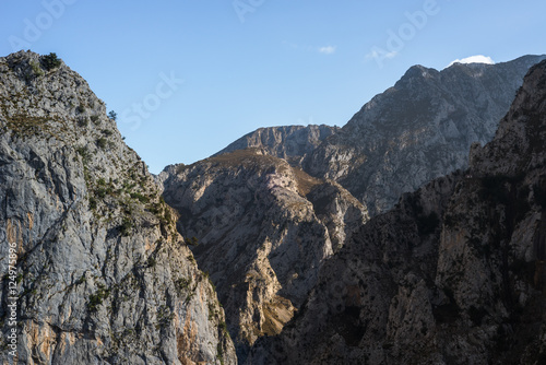 Picos de Europa mountains next to Tresviso, Asturias (Spain) photo