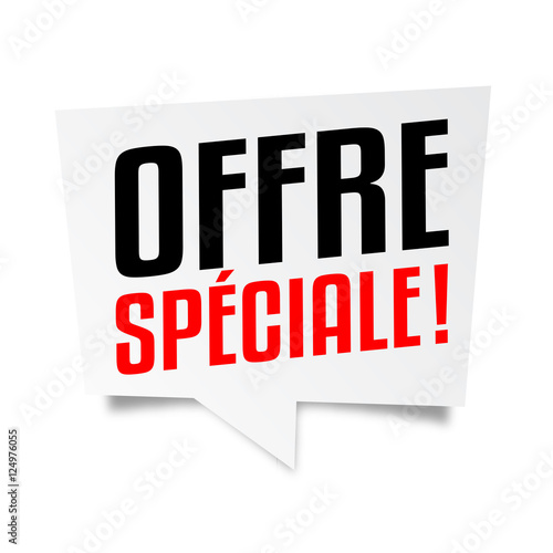 Offre spéciale