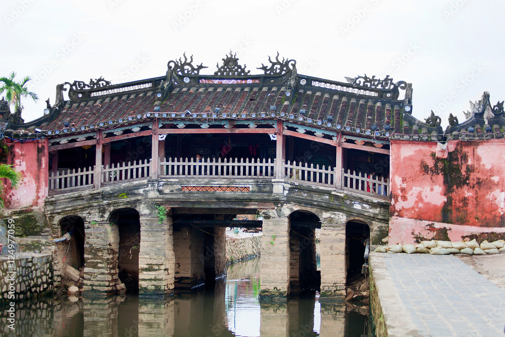 Covered Bridge Hoi An Vietnam