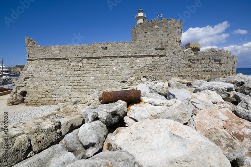 Fort in Mandraki Port, Rhodes