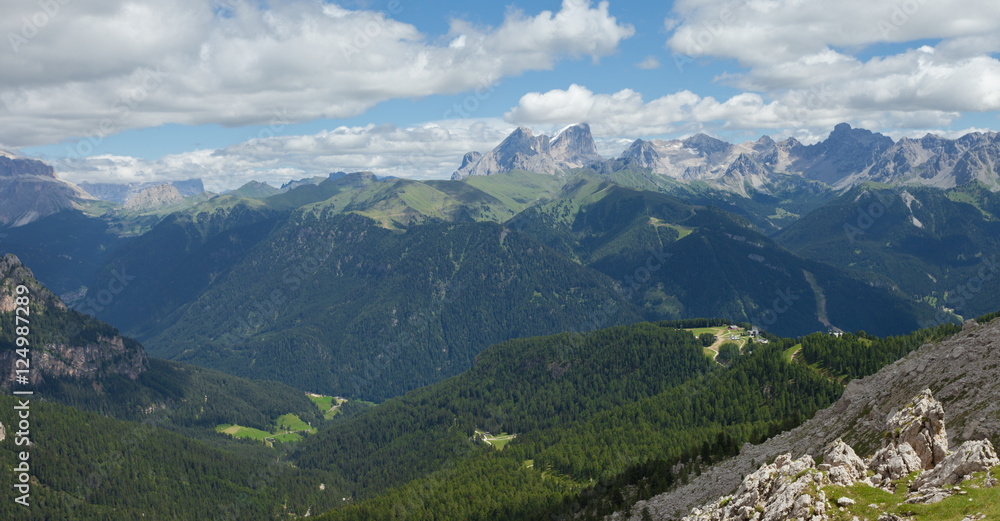 Mountain scenes from the Catinaccio area, Dolomites Mountain scenes from the Catinaccio area, Dolomites