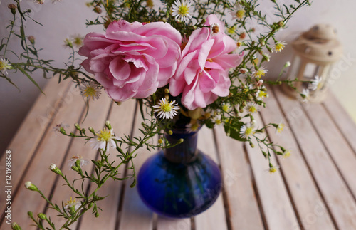 Fototapeta Naklejka Na Ścianę i Meble -  Pink roses bouquet
