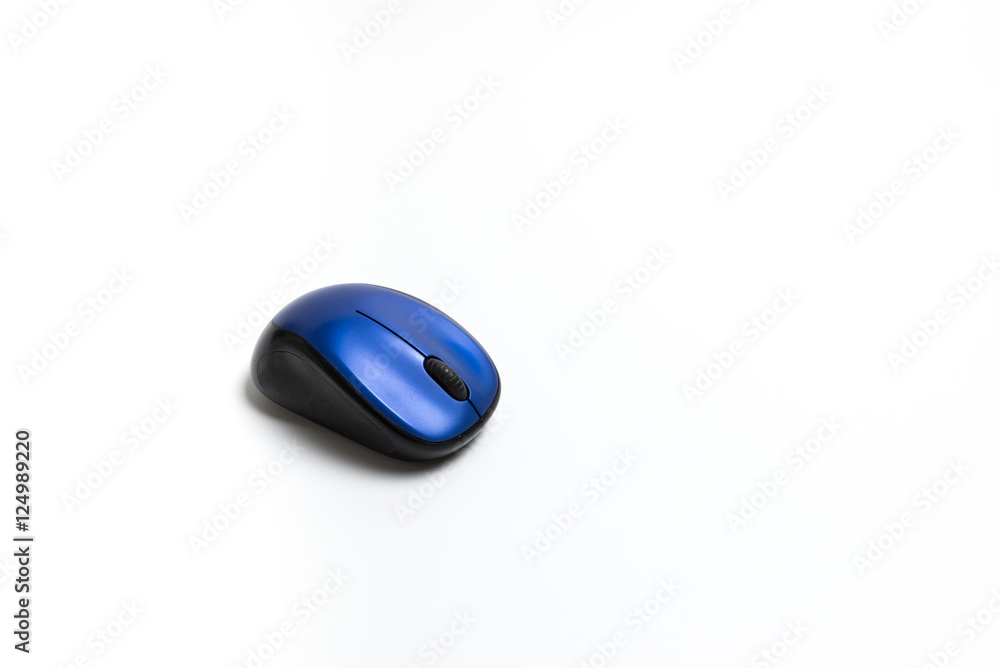 Wireless bluetooth mouse isolated on white background Wireless bluetooth mouse isolated on white background