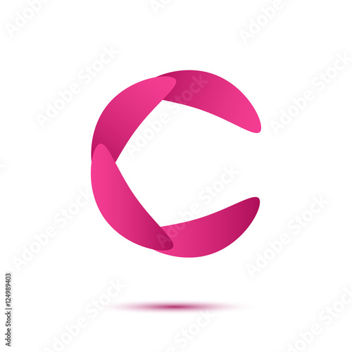 C letter logo, claw shape