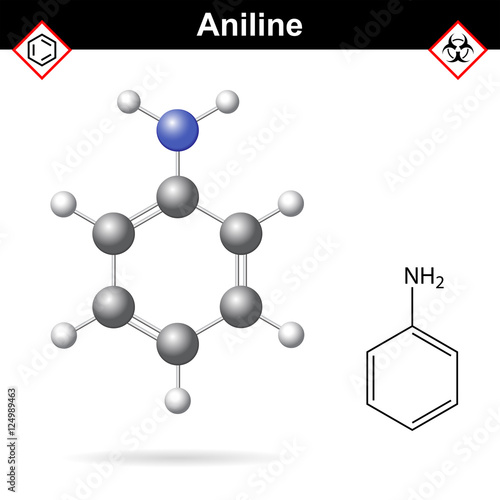 Aniline organic solvent molecular structure