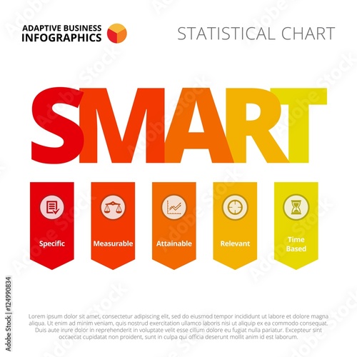 SMART Goals Diagram Template