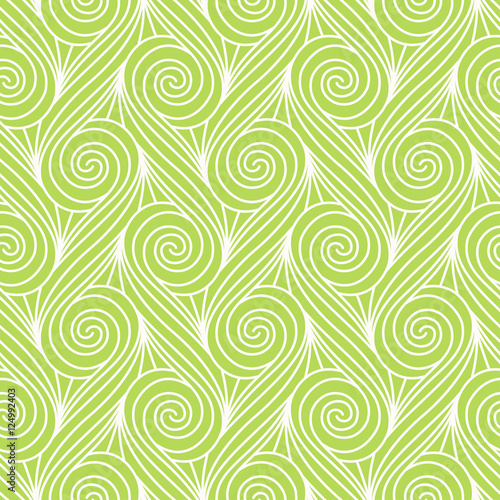 Repeating linear swirls seamless pattern