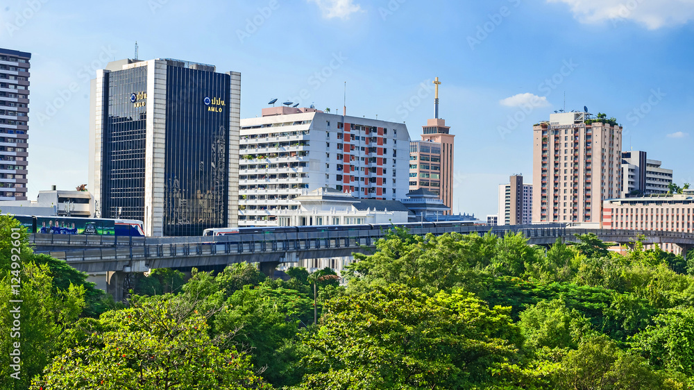 Fototapeta premium Bangkok BTS